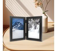 Cornice portafoto pieghevole in legno 4x6 per ingresso da tavolo soggiorno