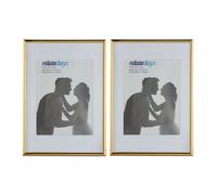 Cornice portafoto Porta foto multiplo Cornici decorative 10 pz. oro 30,5 cm