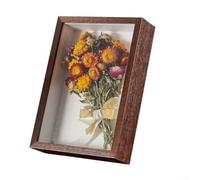 Cornice portafoto profonda 3D in legno per esemplari di piante, cornice cava per ombre, per fiori secchi, arte botanica, decorazione per la casa, montaggio a parete, 15 x 20 cm, colore noce 1)