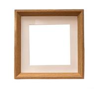 Cornice portafoto quadrata in legno da 30,5 cm con pannelli in acrilico, che combina durata e design elegante per mostrare le fotografie preferite all'interno (colore legno)