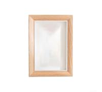 Cornice portafoto realizzata in pannello artificiale, adatta per foto di dimensioni da 12,7 a 25,4 cm e, adatta per il posizionamento su tavolo o parete, supporta orientamenti sia verticali che