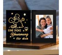 Cornice portafoto regalo per donne, regalo di compleanno per donne e | Un abbraccio spesso per te: regalo per la migliore amica, fidanzata, sorella, mamma, papà, per Pasqua, compleanno, Natale