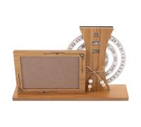 Cornice portafoto ricordo per neonati con calendario a blocchi rotanti - Album