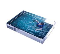 Cornice portafoto trasparente Kodak A6 con 5 fogli di carta fotografica e 1 foglio magnetico