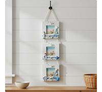 Cornice Portafoto Tripla Da Appendere, Stile Costiero, Collage Nautico,