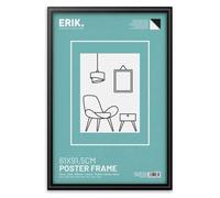 Cornice Poster 61x91,5cm Argento parete grande legno MDF Maglia da Calcio quadri