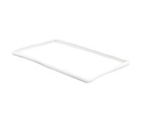 Cornice Protettiva per Schermo di Navigazione Copertura per Rivestimento dello Schermo di Controllo Centrale in Silicone Morbido Adatta per Y 230x360mm (WHITE)