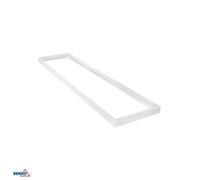 CORNICE RETTANGOLARE PER PANNELLO LED 120x30 CM SUPPORTO TELAIO BIANCO ECO