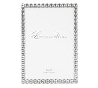 Cornice scintillante in metallo argentato 5x7 - Brillantezza trasparente