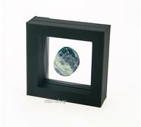 CORNICE SOSPESA COLORE NERO PER MINERALI MISURA ESTERNA 100 x 100 mm