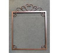 CORNICE Specchio FERRO BATTUTO con o senza LED . compatibile Alexa Google . 1600