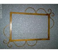 CORNICE Specchio FERRO BATTUTO con o senza LED . compatibile Alexa Google . 845