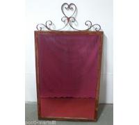 CORNICE Specchio FERRO BATTUTO con o senza LED . compatibile Alexa Google . 848