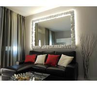 CORNICE Specchio FERRO BATTUTO con o senza LED . compatibile Alexa Google . 850