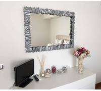 CORNICE Specchio FERRO BATTUTO con o senza LED . compatibile Alexa Google . 850