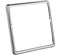 Cornice targa in acciaio inox