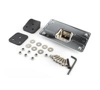 cornice targa Adatto per kit targa per motocicletta Harley Big Twin Sportster Dyna Softail(Chrome)