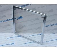 CORNICE TARGA IN METALLO 17X17 VESPA MOTO LAMBRETTA Vesparicambisud