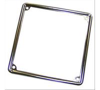 Cornice targa portatarga moto cromata cafe racer moto custom nuovo tipo