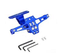 cornice targa Supporto per supporto targa moto universale(Blue)
