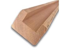 Cornice terminale da 100 cm, per grigliati da giardino in legno di pino nordico 60x43 mm a U 33x20 mm