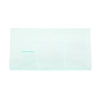 Cornice Trasparente Tripla per PC, Display da 3 Pollici con supporto: Decorazione Istantanea per Scrivania, (GREEN)