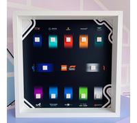 Cornice Vetrina Display 37x37 adatta per Lego Monoposto F1 da Collezione 71049