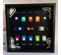 Cornice Vetrina Display 37x37 adatta per Lego Monoposto F1 da Collezione 71049