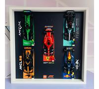Cornice Vetrina Display adatta per i TOP 5 modelli Lego Formula1 SpeedChampions