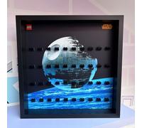 Cornice Vetrina Display adatta per Lego Minifigures Star Wars Morte Nera 75419