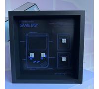 Cornice Vetrina Display Case adatta per Lego GameBoy 72046 - Blue Version