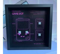 Cornice Vetrina Display Case adatta per Lego GameBoy 72046 - Pink Version
