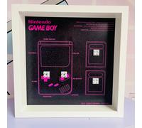Cornice Vetrina Display Case adatta per Lego GameBoy 72046 - Pink Version
