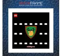 Cornice Vetrina Display Case adatta per Lego Minifigure Castle Forestman 10305