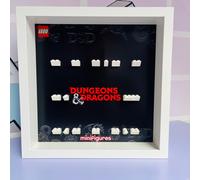 Cornice Vetrina Display Case adatta per Lego Minifigures Dungeons & Dragon 71047