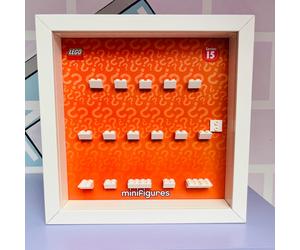 Cornice Vetrina Display Case adatta per Lego Minifigures Serie 15 71011
