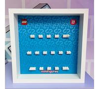 Cornice Vetrina Display Case adatta per Lego Minifigures Serie 17 71018