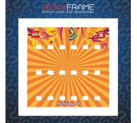 Cornice Vetrina Display Case adatta per Lego Minifigures Serie 18 71021