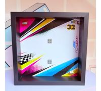 Cornice Vetrina Display Case adatta per Lego SpeedChampions F1 Academy 77258