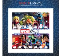 Cornice Vetrina Display Case Lego Minifigures Marvel SuperHeroes Marvel vs DC