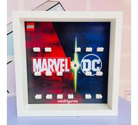 Cornice Vetrina Display Case Lego Minifigures Marvel SuperHeroes Marvel vs DC