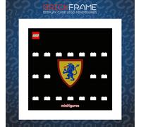 Cornice Vetrina Display Case per Lego Minifigure Castle Lion Knight 10305