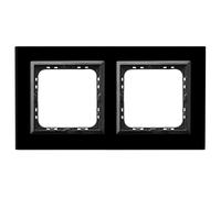 CORNICE VETRO SONATA NERO/NERO 2X 4MM R-2RGC/32/25