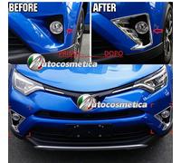 Cornici adesive contorno fendinebbia abs cromo per Toyota Rav 4 dal 2016,-