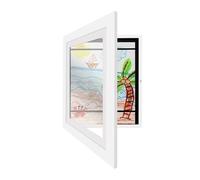 Cornici Artistiche For Bambini Cornice Magnetica Anteriore Aperta Modificabile For Bambini For Poster Foto Disegni Dipinti Immagini Display Decorazioni For La Casa Condividi facile(White Frame)