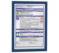 Cornici con pannello magnetico DURABLE DURAFRAME® A4 blu scuro 236x323mm conf. 2