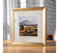 Cornici da parete in legno da 17,7 x 17,7 cm, cornici quadrate dorate, grandi cornici verticali e orizzontali, per decorare la casa