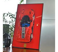 Cornici da parete per display a montaggio rapido per modello di auto LEGO speed F1 - Cornice regalo da collezione per arte da corsa, compatibile con campioni speed F1 (modello non incluso) (42143