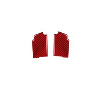 Cornici Decorative Adesive Per Maniglie Interne Delle Portiere - Cover Di Finitura Per Ford Per Mustang GT 2015-2021(Style A Red)