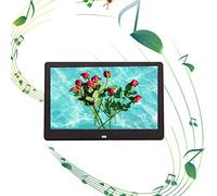 Cornici digitali Cornice per foto digitale da 10 pollici Display Full IPS ad alta risoluzione 1024 * 600 - Lettore di immagini/musica/video/calendario (White 10.1)